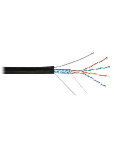 F/UTP 4pair, Cat5e, Solid, Out, SW, PVC (NMC 4905B-BK). Кабель «витая пара» (LAN) для структурированных систем связи. NIKOMAX в Грозном