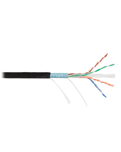 F/UTP 4pair, Cat6a, Solid, In/Out, нг(А)-HF (NMC 4255C-BK). Кабель «витая пара» (LAN) для структурированных систем связи. NIKOMAX в Грозном