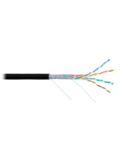 F/UTP 4pair, Cat5e, Solid, Out, PVC (NMC 9200B-BK). Кабель «витая пара» (LAN) для структурированных систем связи. NIKOMAX в Грозном