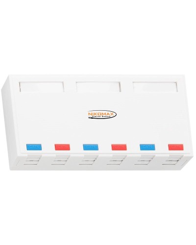 NMC-MB6P-ST-WT. Корпус настенной розетки. NIKOMAX в Грозном