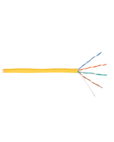 U/UTP 4pair, Cat5e, Solid, In, PVC (NMC 4100A-YL). Кабель «витая пара» (LAN) для структурированных систем связи. NIKOMAX в Грозном