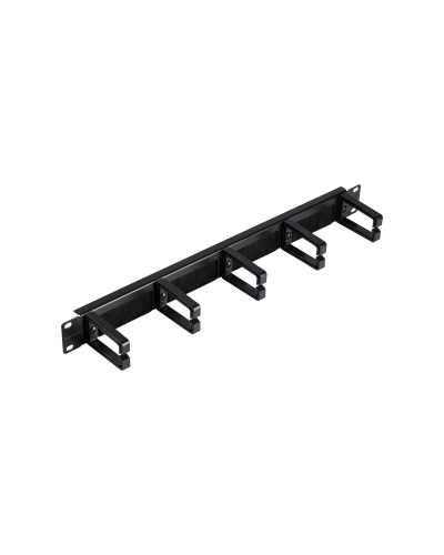 NMC-OP530HB-1U-BK-2 (2 шт). Кабельный органайзер 19 с щёточным вводом. NIKOMAX в Грозном
