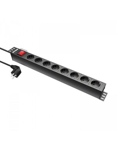 NTSS-PDU-DA2034 гор.размещ. 8xSchuko базовые 16A Schuko 1.8м. Блок розеток 19. NTSS в Грозном