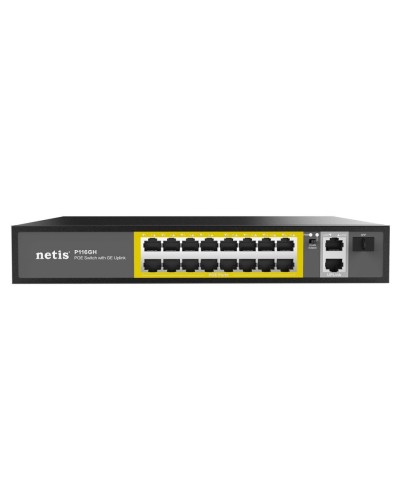 Netis P116GH. Коммутатор сетевой PoE неуправляемый. Netis в Грозном