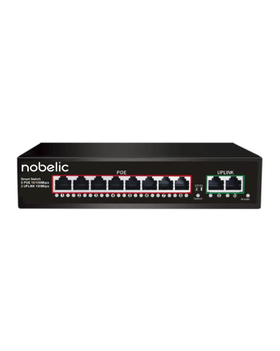 NBLS-1008P. Коммутатор неуправляемый 8-портовый. Nobelic в Грозном