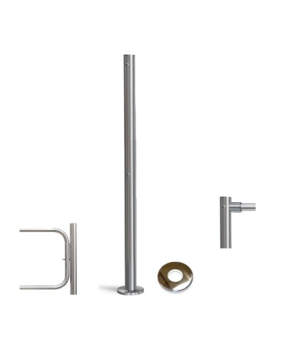 PERCo-BH02 2-15 с крышкой. Стойка с отверстием под стопорный механизм поворотной секции и с 2-мя отверстиями для крепления патрубков на стороне, противоположной створке. PERCo в Грозном