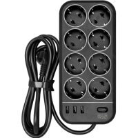 SP-08 USB03AB 1,8 M. Сетевой фильтр. POWERCOM