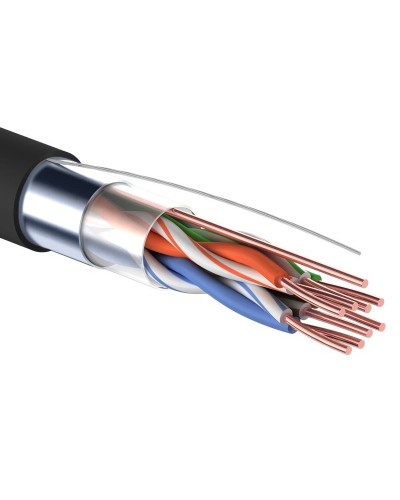 F/UTP 4PR 24AWG, CAT5e. OUTDOOR, 305м. PROconnect (01-0154). Кабель «витая пара» (LAN) для структурированных систем связи. PROCONNECT в Грозном