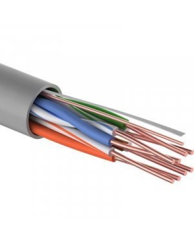 U/UTP Light, CAT 5e, PVC, 4PR, 24AWG, омедненный, серый, 305м, PROconnect (01-0043-2). Кабель «витая пара» (LAN) для структурированных систем связи. PROCONNECT в Грозном