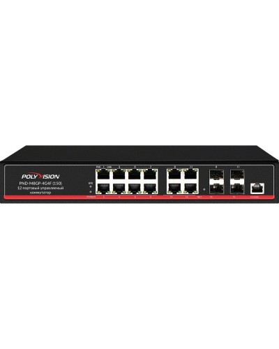 PND-M8GP-4G4F(150). Коммутатор управляемый оптический 12 портовый. Polyvision в Грозном