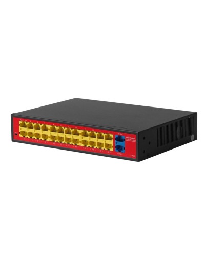 PND-24P-2G Lite (250W). Коммутатор неуправляемый 26-портовый с функцией PoE. Polyvision в Грозном