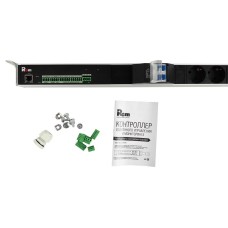 R-MC1-32-4x2S-2x3C13-2x2C19-A-1820-K. Блок силовых розеток с контроллером. REM