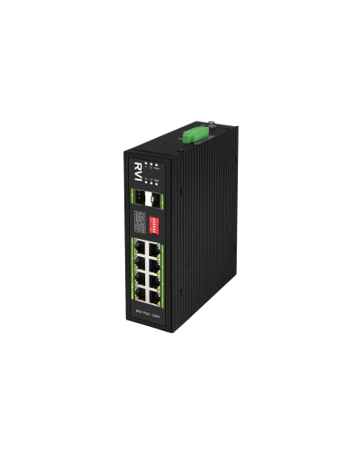 RVi-1NSIM8GP-2S. Коммутатор с питанием по PoE. RVi в Грозном