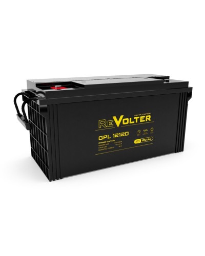 Revolter GPL 12120. Аккумулятор автомобильный герметичный свинцово-кислотный. Revolter в Грозном