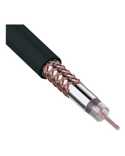 RG-58 A/U, 50 Ом, Cu/Al/Cu, 64%, 100 м, черный (01-2003). Кабель коаксиальный радиочастотный. Rexant в Грозном