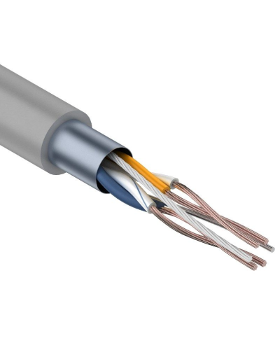 F/UTP, CAT 5e, PVC, 2PR, 24AWG, INDOOR, STRANDED, серый, 305м, REXANT (01-0125). Кабель «витая пара» (LAN) для структурированных систем связи. Rexant в Грозном
