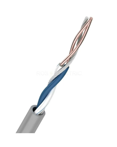 U/UTP, CAT 5e, PVC, 1PR, 24AWG, INDOOR, SOLID, серый, 305м REXANT (01-0002). Кабель «витая пара» (LAN) для структурированных систем связи. Rexant в Грозном