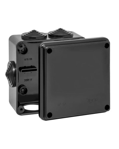 Коробка TYCO ОП 100х100х50мм УХЛ1 IP54 черный (67050Ч). Коробка распределительная. RuVinil в Грозном