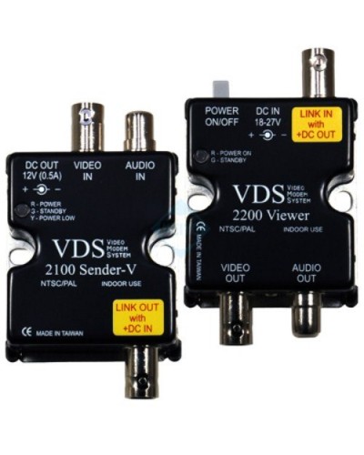 VDS 2100/2200. Удлинитель видео-, аудиосигнала, напряжения питания по коаксиальному кабелю. SC&T в Грозном