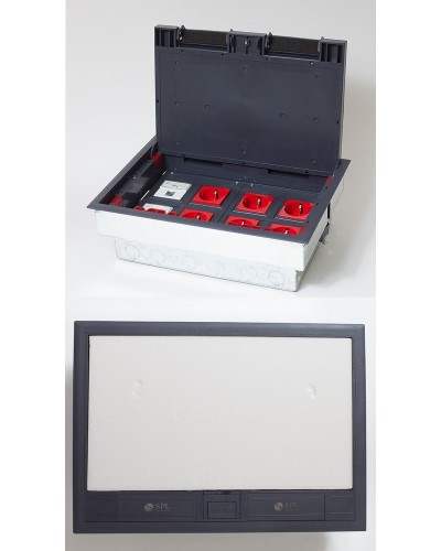 Люк на 8 постов (45х45), металл/пластик, с металлической коробкой, IP40 (300009). Люк. SPL в Грозном