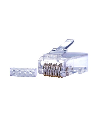 Коннекторы 8P8C UTP Cat.6 3U (RJ-45) (100шт) (10-0206). Разъем RJ-45. SUPRLAN в Грозном