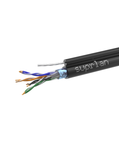 FTP Cat.5e 4x2xAWG24 Cu PE Outdoor T-FG8 (трос) Standard (01-1026-1). Кабель «витая пара» (LAN) для структурированных систем связи. SUPRLAN в Грозном