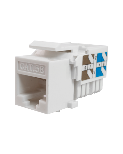 Модуль-вставка Keystone Кат5е, инстр.зад, белый UTP (10-0313): Вставка Keystone Jack RJ-45 в Грозном