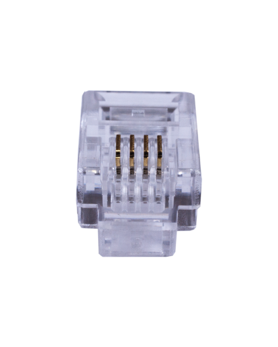 Коннекторы 4P4C (RJ-11) (100шт) (10-0229). Телефонный разъем 4P4C (RJ-11). SUPRLAN в Грозном