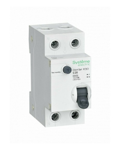 City9 Set 1P+N С 20А 4.5kA 10мА A 230В (C9D51620). Автоматический выключатель дифференциального тока. Systeme Electric в Грозном