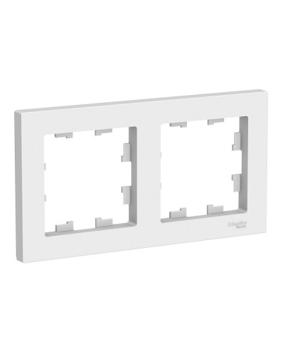 AtlasDesign рамка 2-местная универсальная, белый (ATN000102). Рамка. Systeme Electric в Грозном