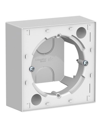 AtlasDesign коробка для наружного монтажа, белая (ATN000100). Коробка для наружного монтажа. Systeme Electric в Грозном