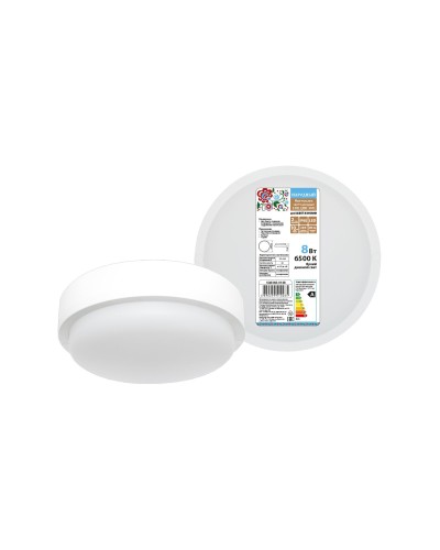 ДПП 3901 8Вт 6500К IP65 белый круг (SQ0366-0148). Светодиодный светильник LED. TDM ЕLECTRIC в Грозном
