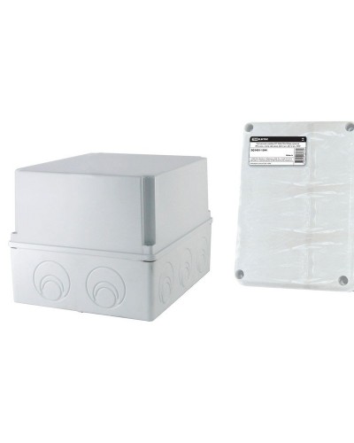 Коробка ОП 240х195х165мм, крышка, IP55, кабельные вводы d28-3шт, d37-2шт (SQ1401-1274). Распаячная коробка. TDM ЕLECTRIC в Грозном