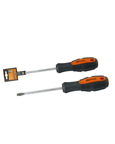Отвертка шлицевая двухкомпонентная CR-V, тип SL5.0x150 "Алмаз" TDM (SQ1006-1007): Отвертка шлицевая двухкомпонентная в Грозном