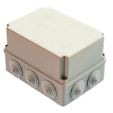 Коробка ОП 190х140х120мм, крышка, IP55, 10 гермовводов (SQ1401-1246). Распаячная коробка. TDM ЕLECTRIC