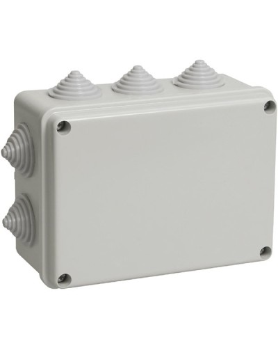 Коробка ОП 150х110х70мм, крышка, IP55, 10 гермовводов (SQ1401-1242). Распаячная коробка. TDM ЕLECTRIC в Грозном