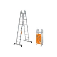 ЛТА4х5, 4 секции, 5 ступеней (SQ1028-0305): Лестница-трансформер алюминиевая