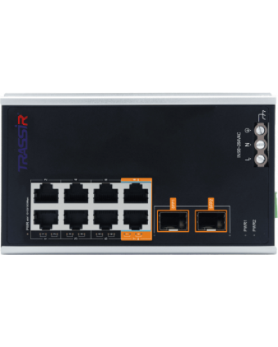 TR-NS15102S-130-8POE. Коммутатор с PoE. Trassir в Грозном