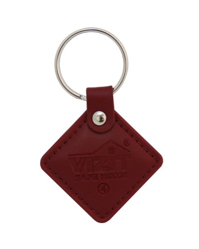 VIZIT-RF2.2 (Red). Брелок proximity кожаный. VIZIT в Грозном
