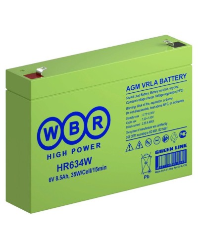 WBR HR634W. Аккумулятор герметичный свинцово-кислотный. WBR в Грозном