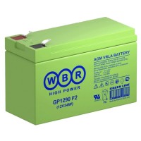 WBR GP1290 F2. Аккумулятор герметичный свинцово-кислотный. WBR