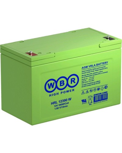 WBR HRL12390W. Аккумулятор герметичный свинцово-кислотный. WBR в Грозном