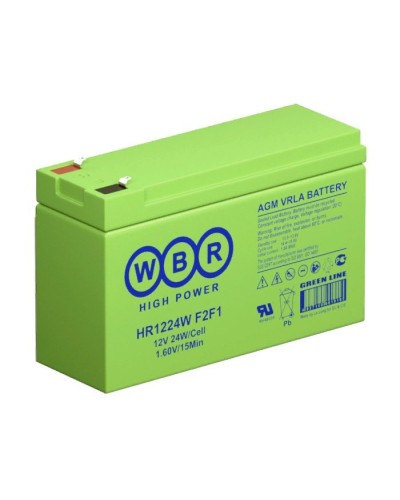 WBR HR1224W F2F1. Аккумулятор герметичный свинцово-кислотный. WBR в Грозном