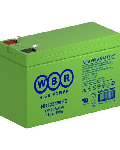 WBR HR1234W F2. Аккумулятор герметичный свинцово-кислотный. WBR в Грозном