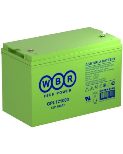WBR GPL121000. Аккумулятор герметичный свинцово-кислотный. WBR в Грозном