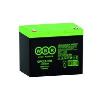 WBR GPC12-55K. Аккумулятор герметичный свинцово-кислотный. WBR