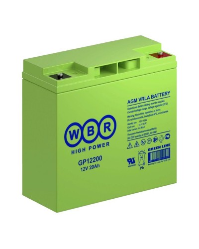 WBR GP12200. Аккумулятор герметичный свинцово-кислотный. WBR в Грозном