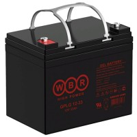 WBR GPLG12-33. Аккумулятор герметичный свинцово-кислотный. WBR