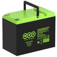 WBR GPC12-50. Аккумулятор герметичный свинцово-кислотный. WBR