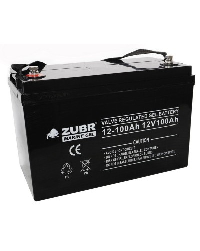 ZUBR MARINE GEL NPG 12-100 (12V, 100Ah). Аккумулятор герметичный свинцово-кислотный. ZUBR в Грозном